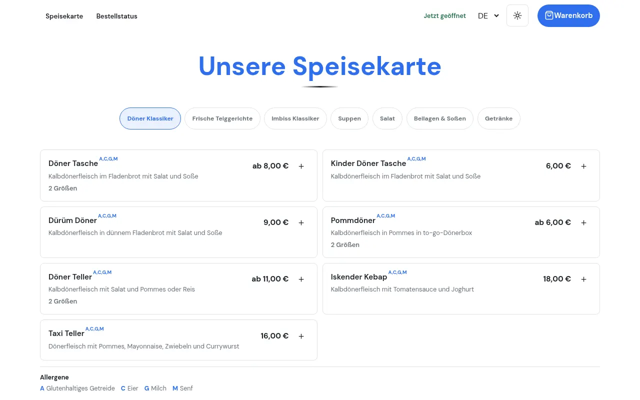 Zur Demo-Bestellseite